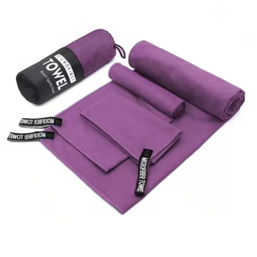 Premium Microfibre Quick-Dry Towels – 3-Piece Set