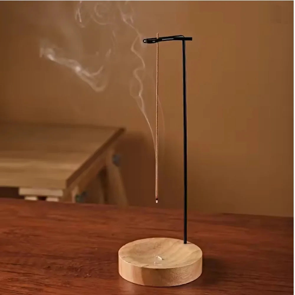 Modern Wooden Incense Holder – Minimalist Aromatherapy Base for Relaxation & Home Décor