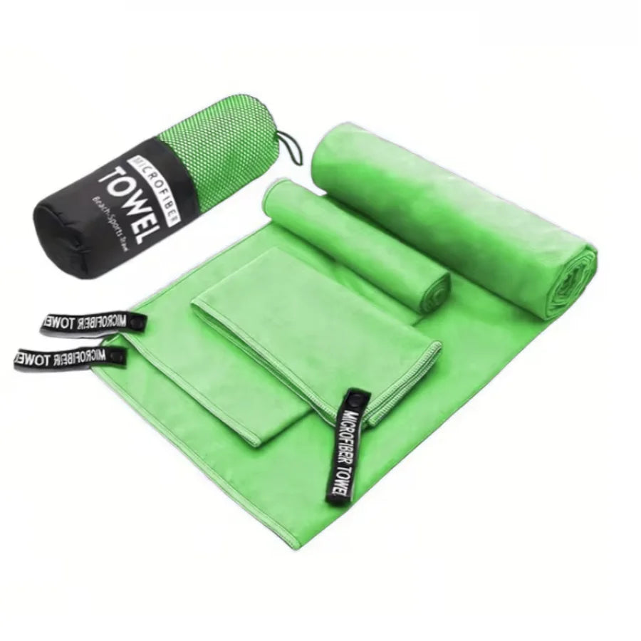 Premium Microfibre Quick-Dry Towels – 3-Piece Set