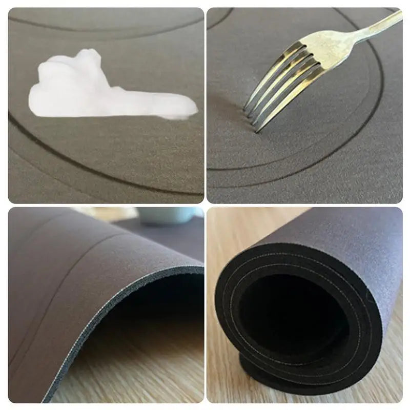 Diatomite Stone Bath Mat – Anti-Slip & Quick-Dry