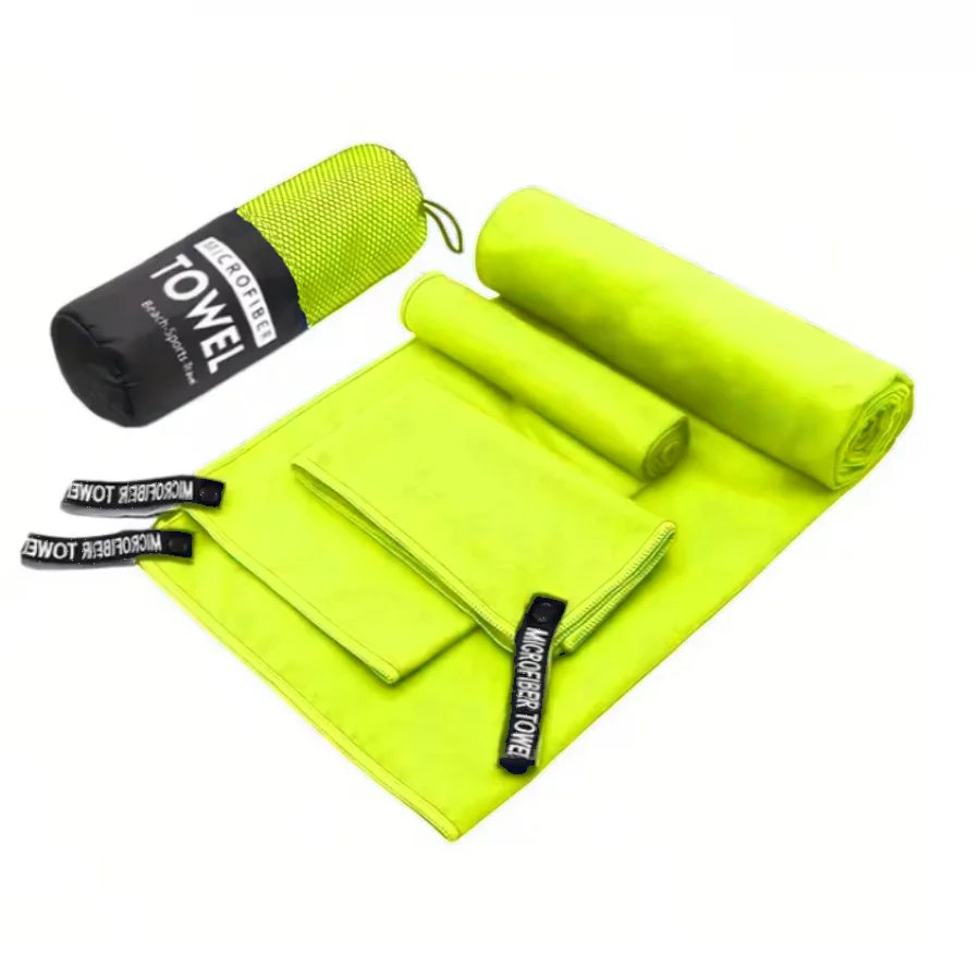 Premium Microfibre Quick-Dry Towels – 3-Piece Set