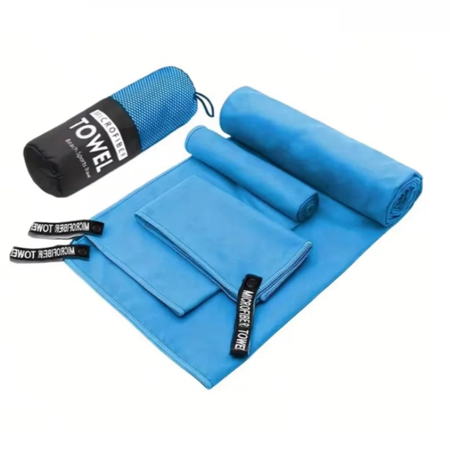 Premium Microfibre Quick-Dry Towels – 3-Piece Set